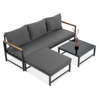 Narożnik do ogrodu ORLANDO Dark Grey - FOCUS GARDEN