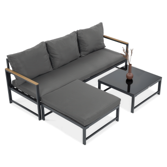 Narożnik do ogrodu ORLANDO Dark Grey - FOCUS GARDEN