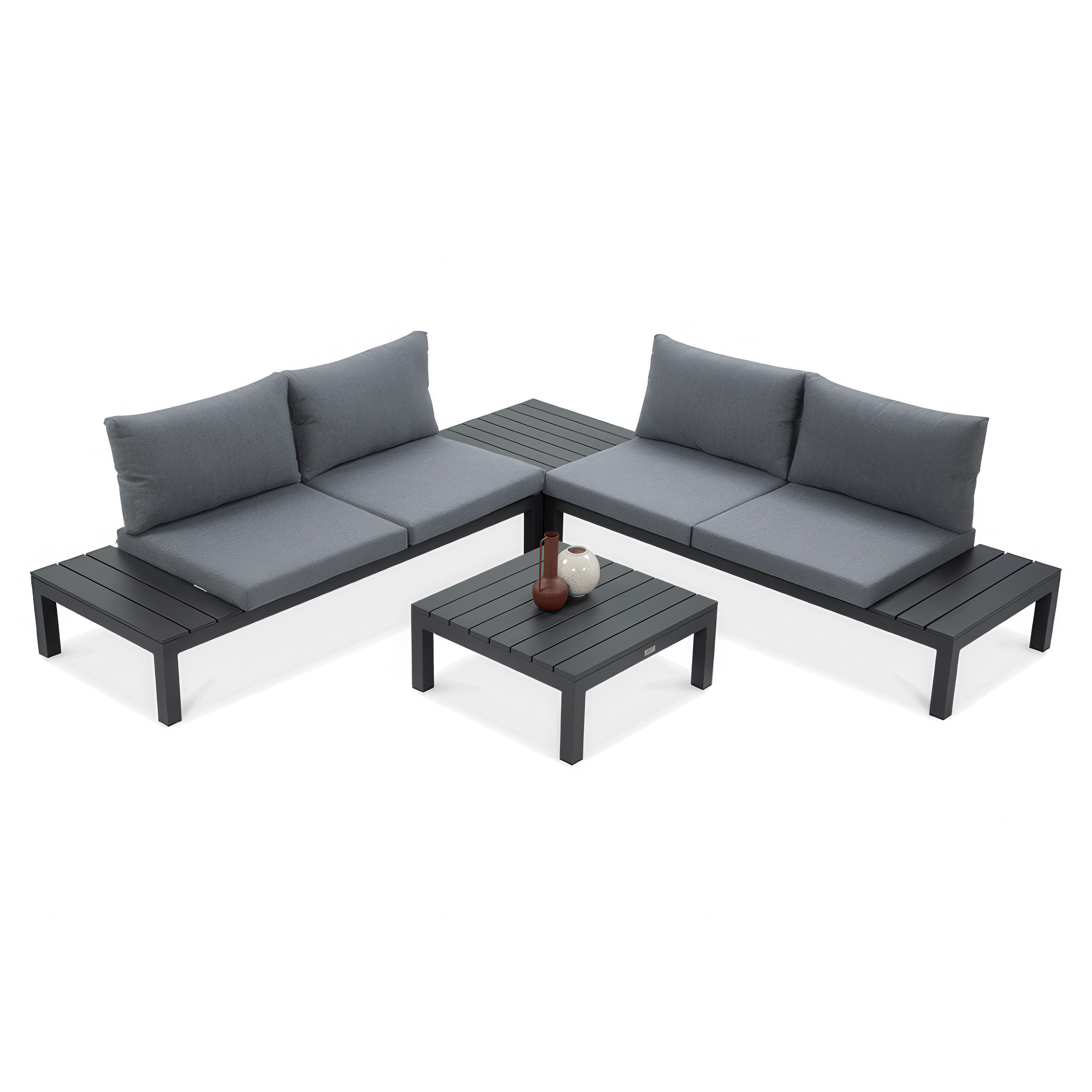 Narożnik ogrodowy Williams Dark Grey - FOCUS GARDEN