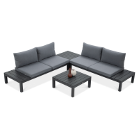 Narożnik ogrodowy Williams Dark Grey - FOCUS GARDEN