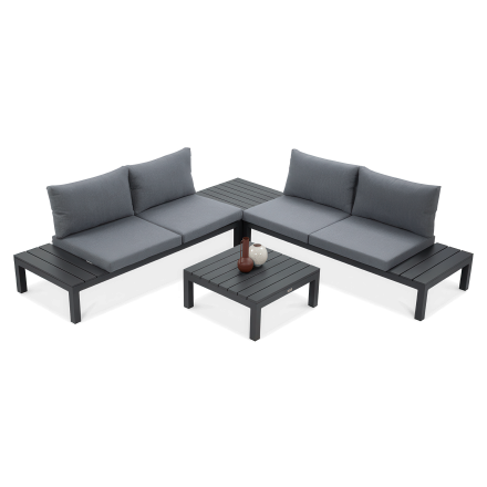 Narożnik ogrodowy Williams Dark Grey - FOCUS GARDEN