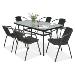 Zestaw ogrodowy SIMPLE 150/6 grafitowy