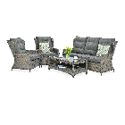 Zestaw technorattanowy TRIVENTO 3 Melange