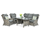 Meble technorattanowe TRIVENTO DINING 3 Melange