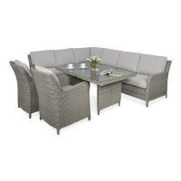 Narożnik z technorattanu MARYLAND Grey