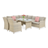 Narożnik z technorattanu MARYLAND Beige