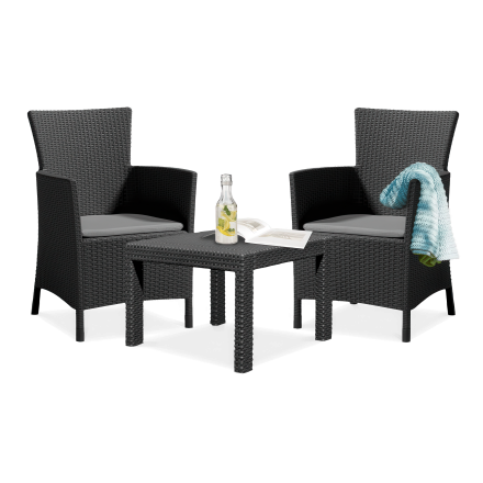 Komplet ogrodowy ROSARIO SET Graphite