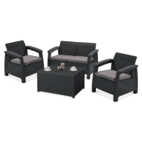 Zestaw ogrodowy CORFU BOX Graphite