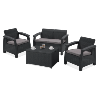 Zestaw ogrodowy CORFU BOX Graphite