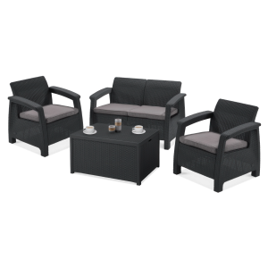 Zestaw ogrodowy CORFU BOX Graphite