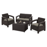 Zestaw ogrodowy CORFU BOX Brown