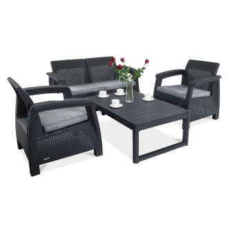 Zestaw ogrodowy CORFU MAX 2 Graphite