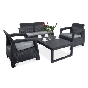 Zestaw ogrodowy CORFU MAX 2 Graphite