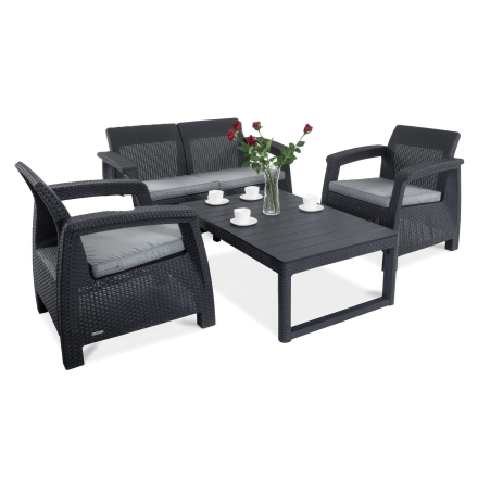 Zestaw ogrodowy CORFU MAX 2 Graphite