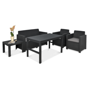 Zestaw ogrodowy ALABAMA QUATTRO Graphite