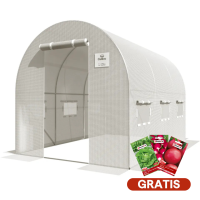 Przednie ujęcie tunelu foliowego 6m2 w kolorze od Cultivo