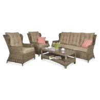 Zestaw technorattanowy TRIVENTO 3 Brown