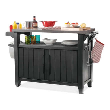 Barek schowek ogrodowy Keter UNITY XL 207L w kolorze grafitowym