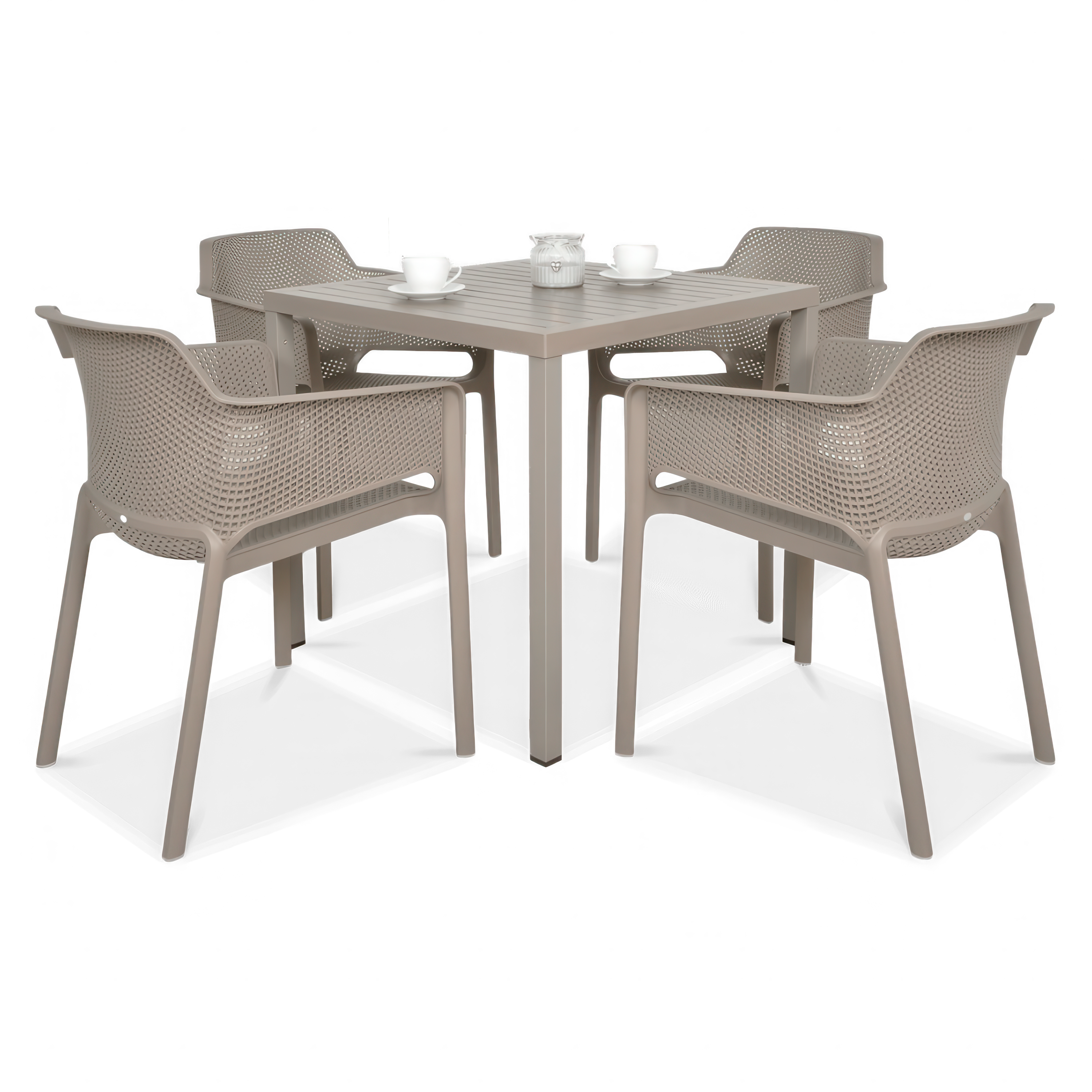 Zestaw Nardi NET/CUBE 80 4+1 Tortora