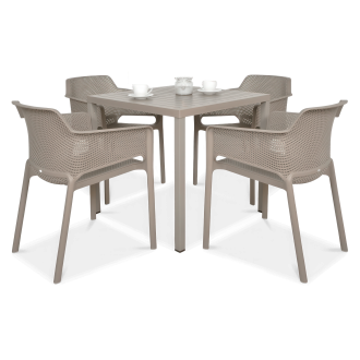 Zestaw Nardi NET/CUBE 80 4+1 Tortora