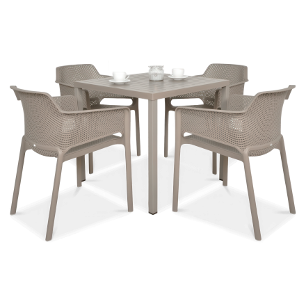 Zestaw Nardi NET/CUBE 80 4+1 Tortora