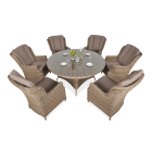 Meble z technorattanu RAVENA Brown