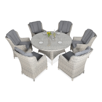 Meble z technorattanu RAVENA White Grey