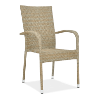 Krzesło z technorattanu FIESTA Beige