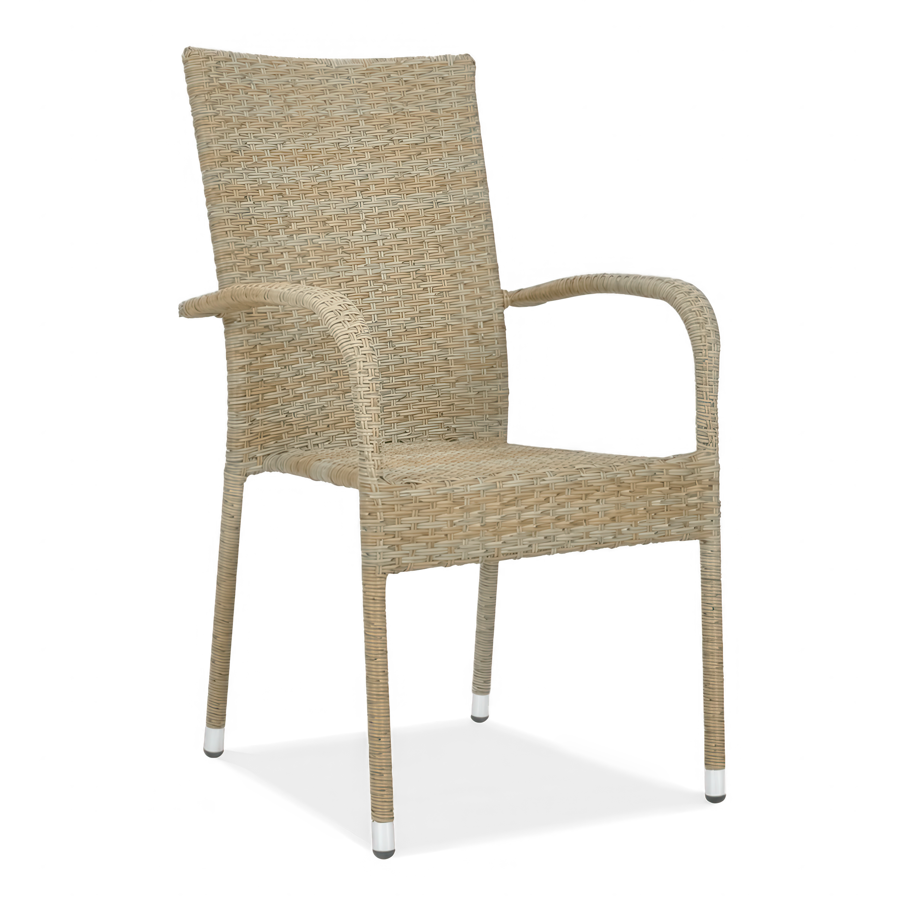 Krzesło z technorattanu FIESTA beżowe