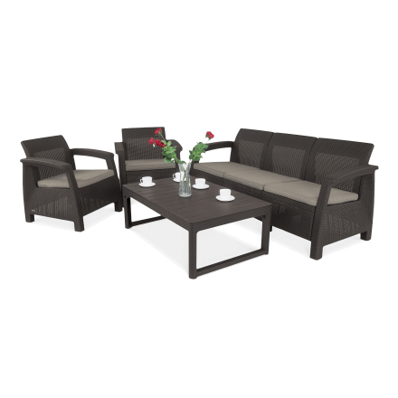 Zestaw ogrodowy CORFU MAX 3 Brown