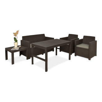 Zestaw ogrodowy ALABAMA QUATTRO Brown