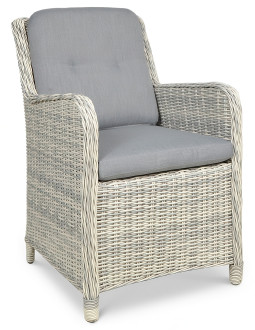 Fotel Maryland White Grey