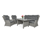 Meble technorattanowe TRIVENTO DINING 3 Stone Grey