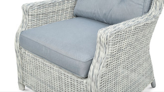 Plecionka technorattanowa White Grey