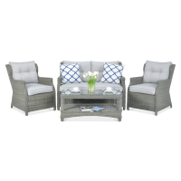 Meble z technorattanu TRIVENTO 2 Grey