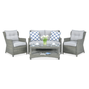 Meble z technorattanu TRIVENTO 2 Grey