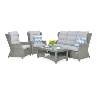 Zestaw technorattanowy TRIVENTO 3 Grey