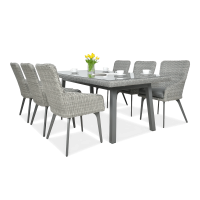 Zestaw z technorattanu MILANO 6/200 Stone Grey