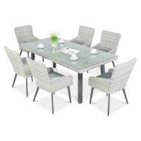 Zestaw z technorattanu MILANO 6/200 White Grey