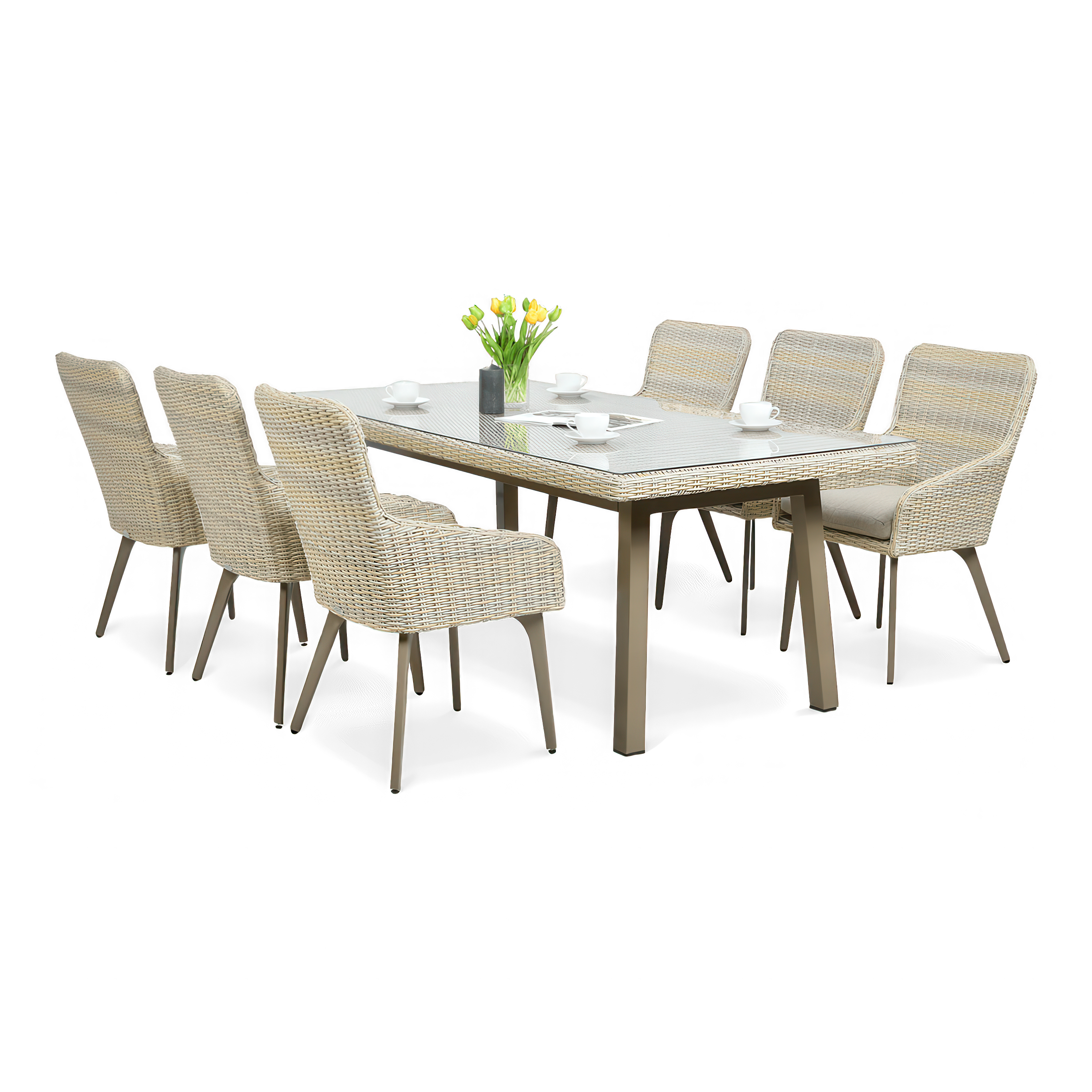 Zestaw z technorattanu MILANO 6/200 Beige