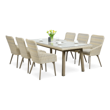 Zestaw z technorattanu MILANO 6/200 Beige