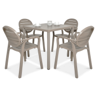 Zestaw Nardi PALMA/CUBE 80 4+1 Tortora