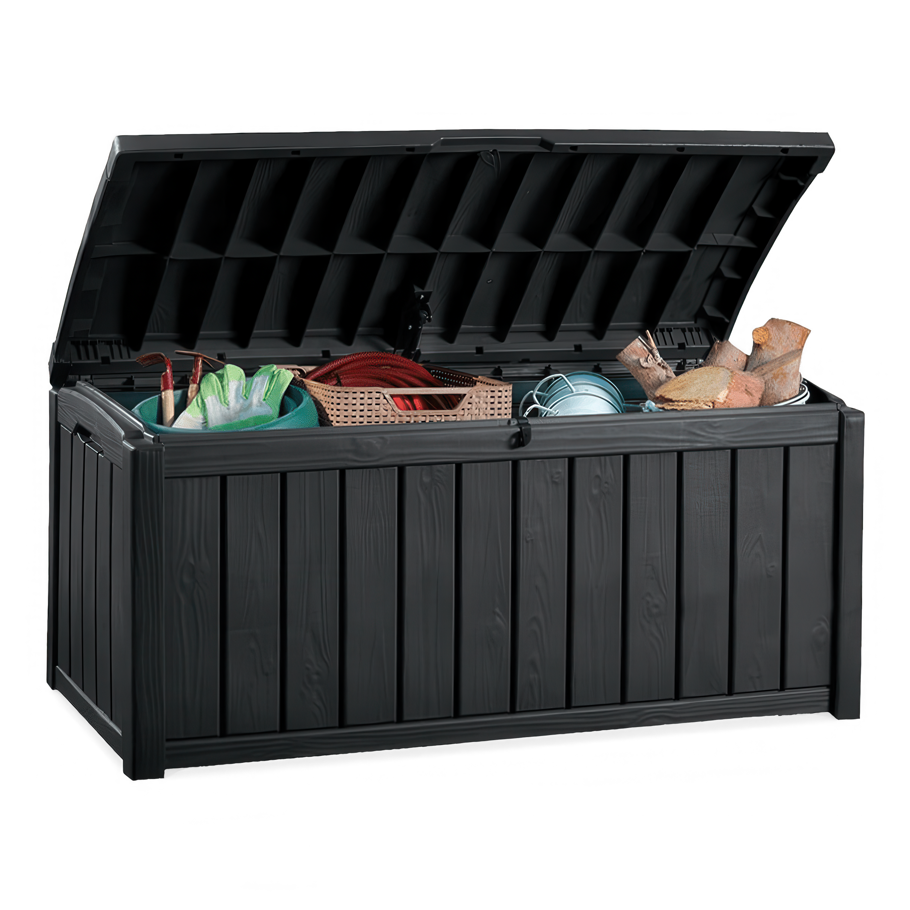 Skrzynia na balkon Keter GLENWOOD BOX 390L Graphite