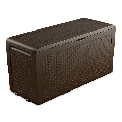 Skrzynia balkonowa Keter SAMOA RATTAN BOX 270L Brown