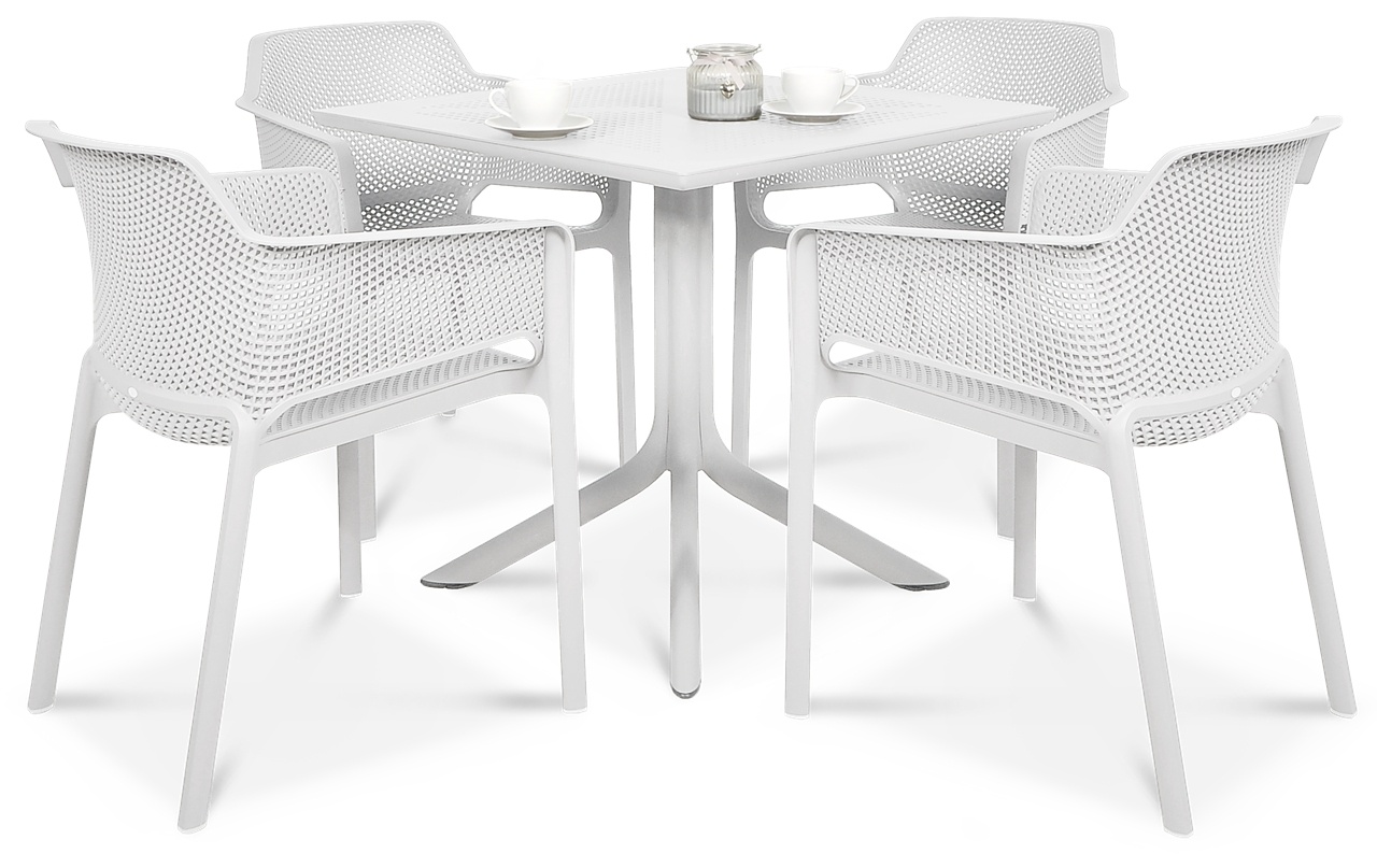 Meble Nardi NET/CLIPX 4+1 Bianco