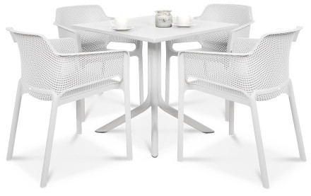 Meble Nardi NET/CLIPX 4+1 Bianco