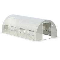 Tunel PODWÓJNE Drzwi 3x6x2 - 18m2 Biały