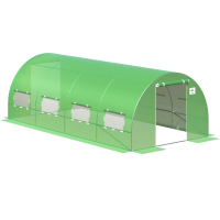Tunel PODWÓJNE Drzwi 3x6x2 - 18m2 Zielony