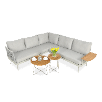 Narożnik ogrodowy RENO Light Grey