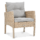 Fotel technorattanowy CORTINA Beige